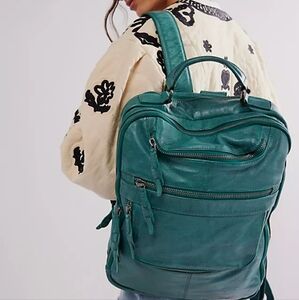 Nwt Free People East End Leather Backpack